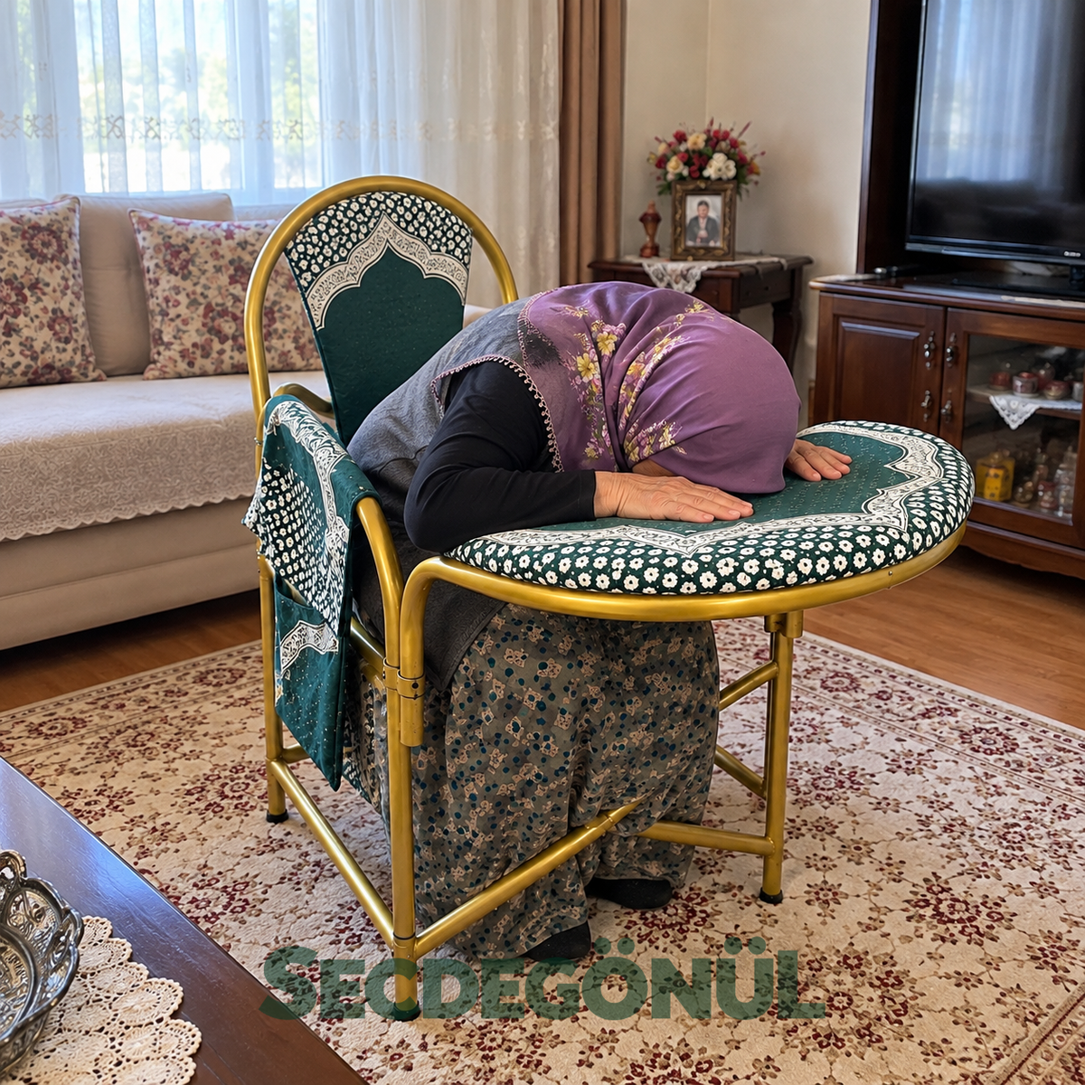 Secdegönül™ Destekli Namaz Sandalyesi